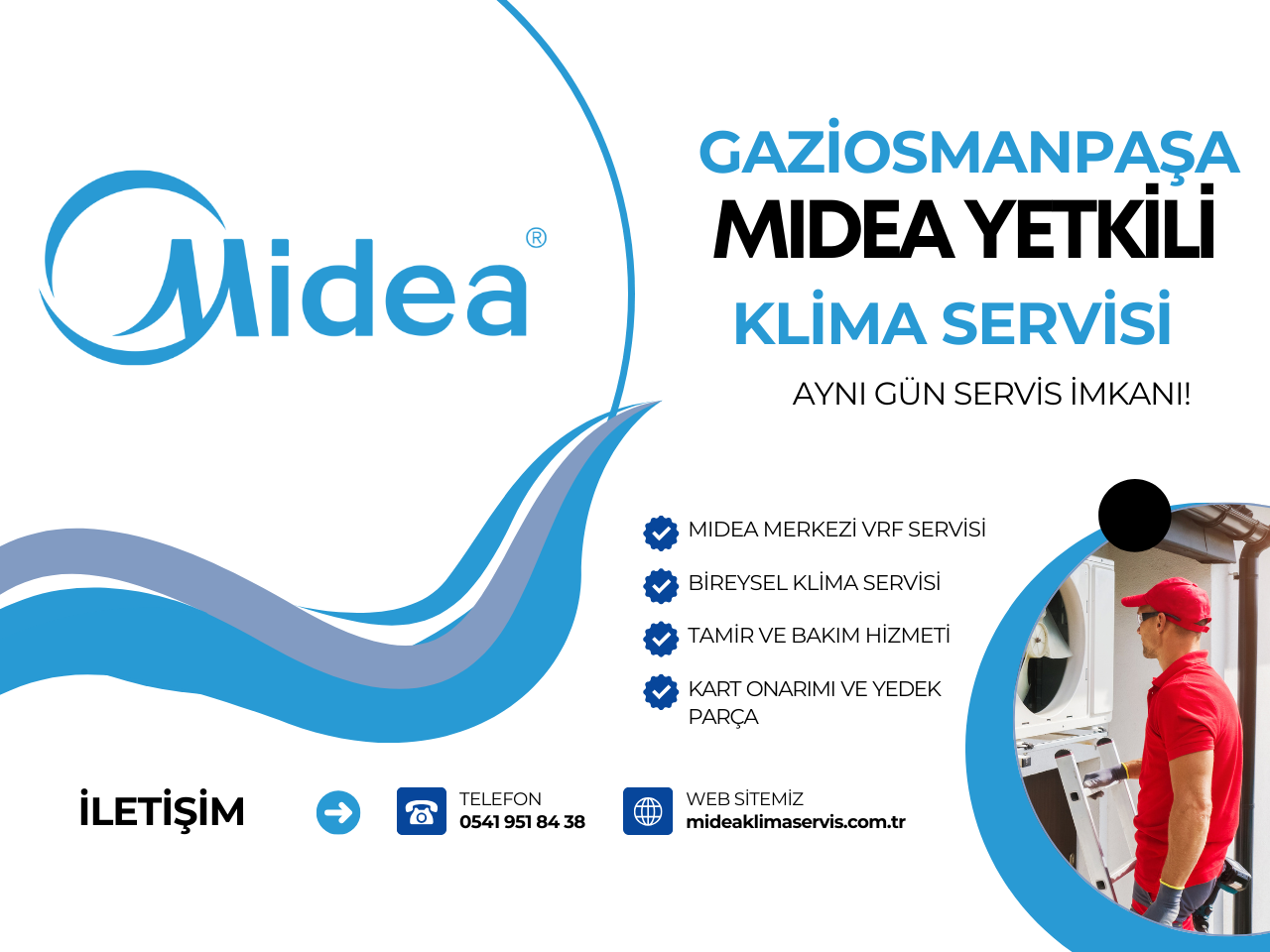 gaziosmanpaşa midea yetkili servisi